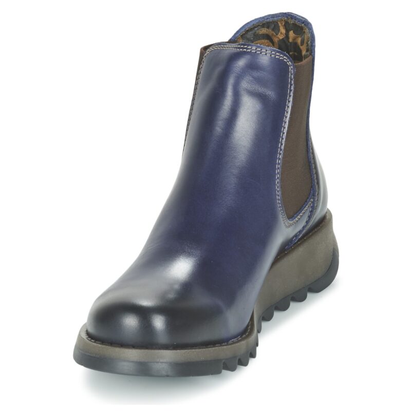 Fly London SALV Damen-Ankle-Boots in Blau &ndash; Gr&ouml;&szlig;e 3