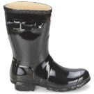 Hunter WOMEN'S ORIGINAL SHORT GLOSS Nero Stivali da pioggia Donna - 2