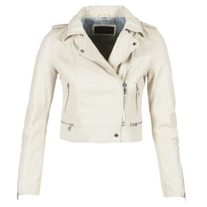 Giacca in pelle  Oakwood  YOKO  Bianco Giacche in pelle Donna