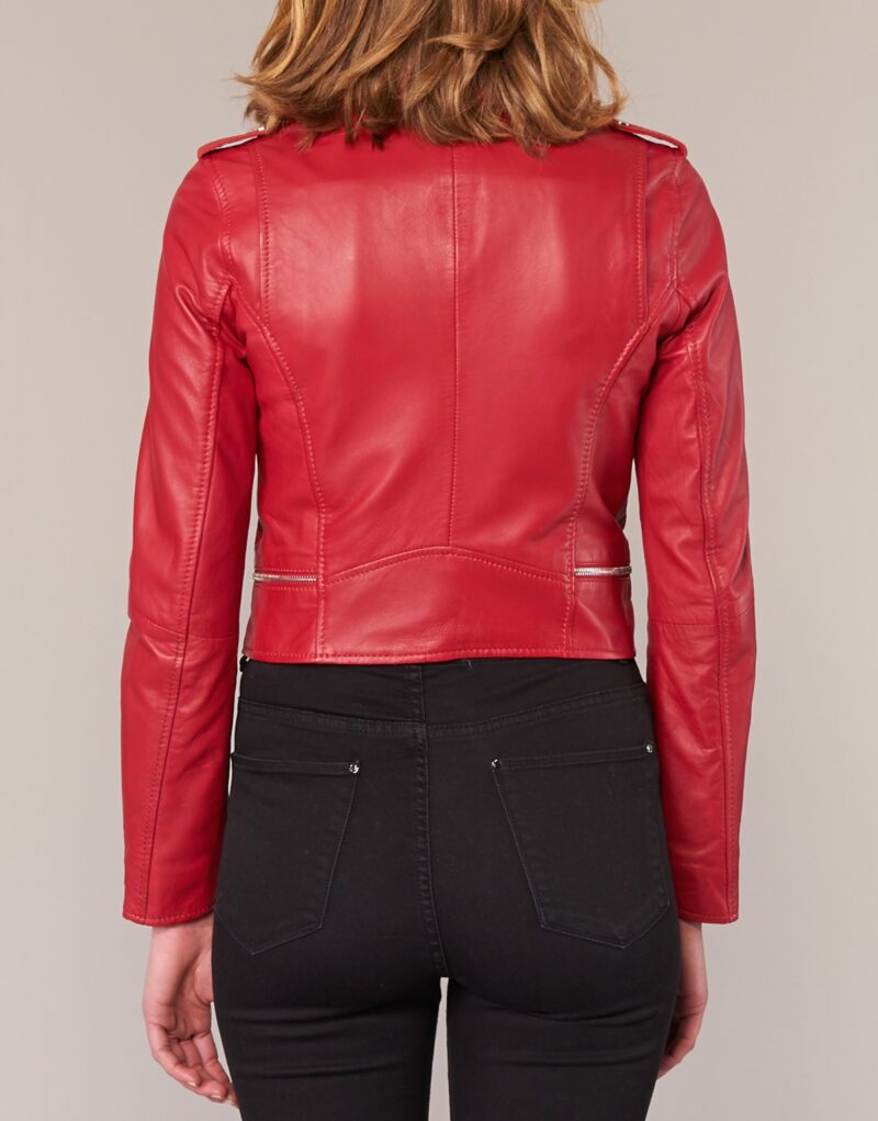 Chaqueta de cueroelle Chaquetas rojas Oakwood YOKO en pelle Mujer - 5