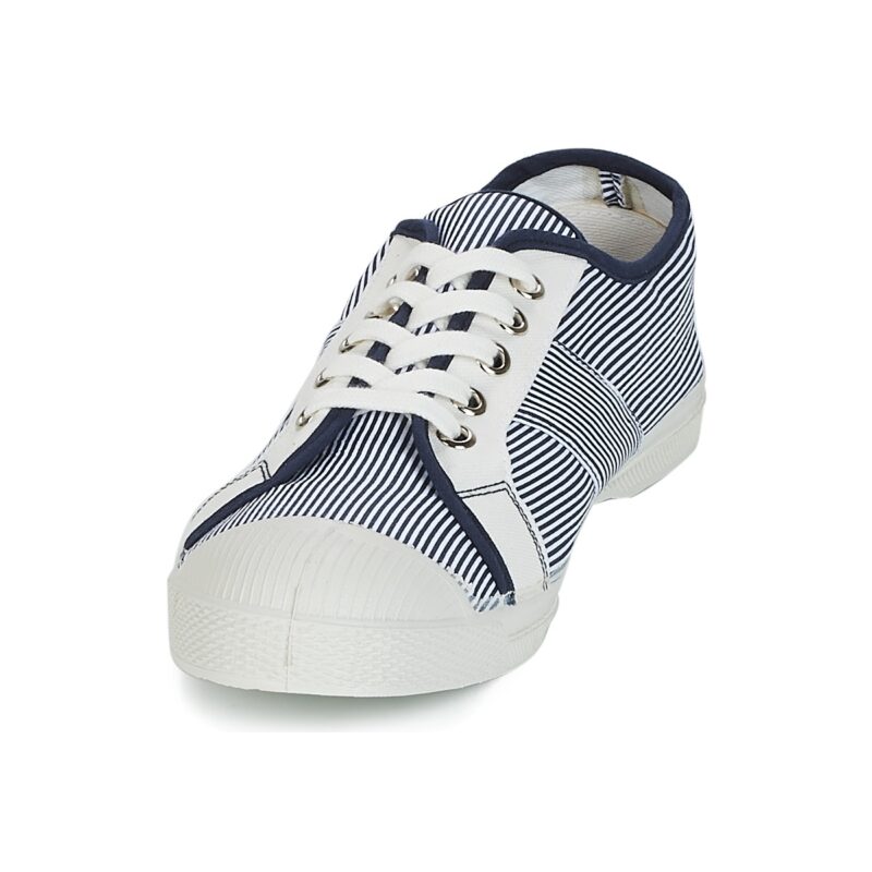 Bensimon TENNIS FINES RAYURES Blue Low Sneakers Women - 3