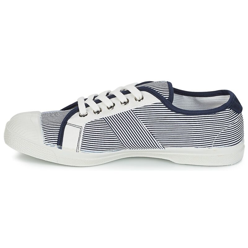 Bensimon TENNIS FINES RAYURES Blue Low Sneakers Women - 4