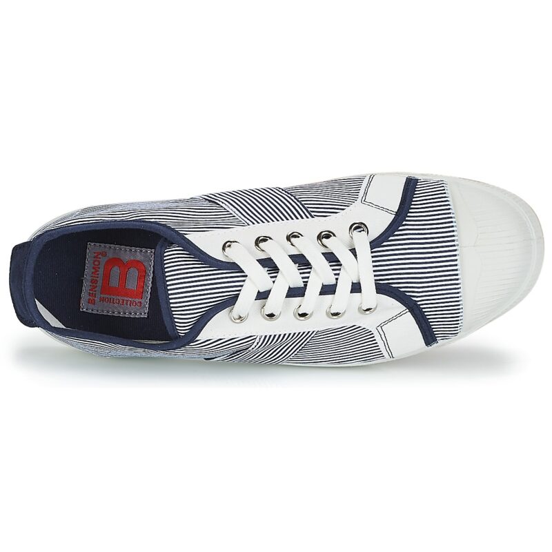 Bensimon TENNIS FINES RAYURES Blue Low Sneakers Women - 6