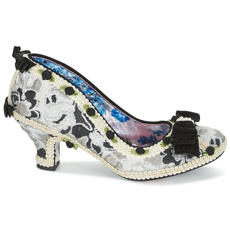 Irregular Choice  BISH BASH BOW  Argento Décolleté Donna - 2