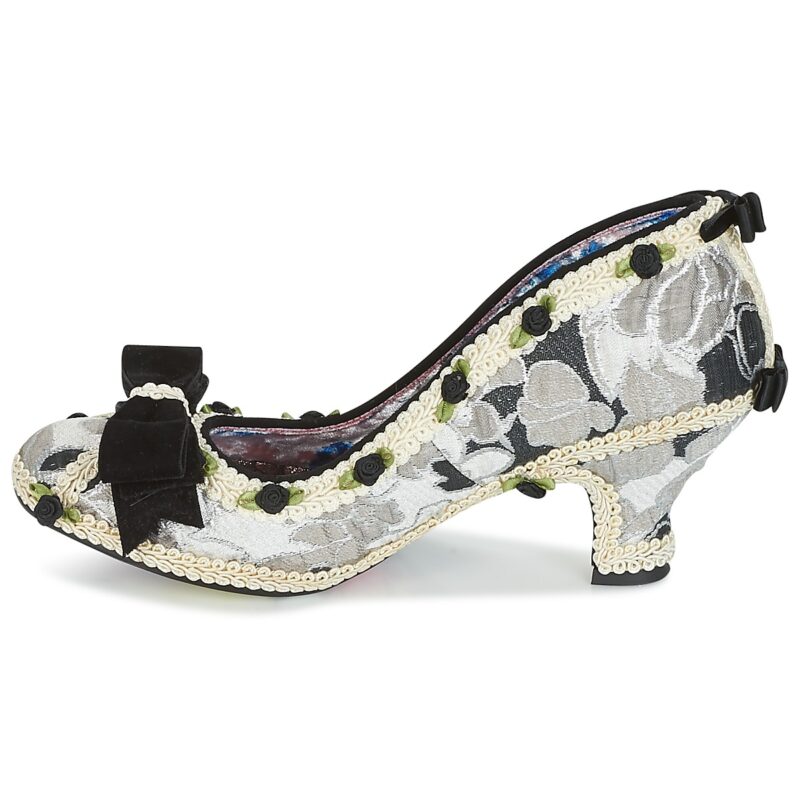 Irregular Choice  BISH BASH BOW  Argento Décolleté Donna - 4