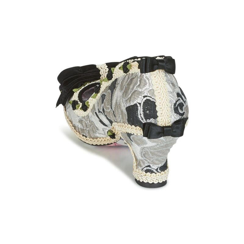 Irregular Choice  BISH BASH BOW  Argento Décolleté Donna - 5