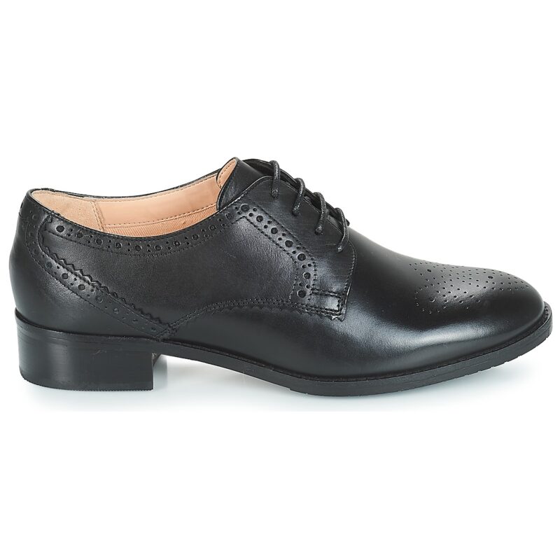 Clarks NETLEY ROSE Nero Derby Donna - 2