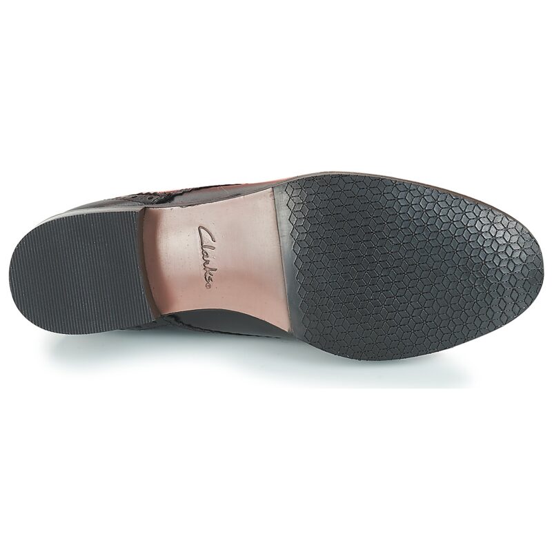 Clarks NETLEY ROSE Nero Derby Donna - 7