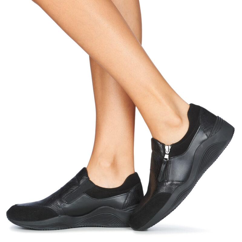 Geox D OMAYA Black Low Sneakers Women - 8