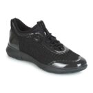 Geox D NEBULA X Schwarze Damen-Sneaker - Gr&ouml;&szlig;e 1