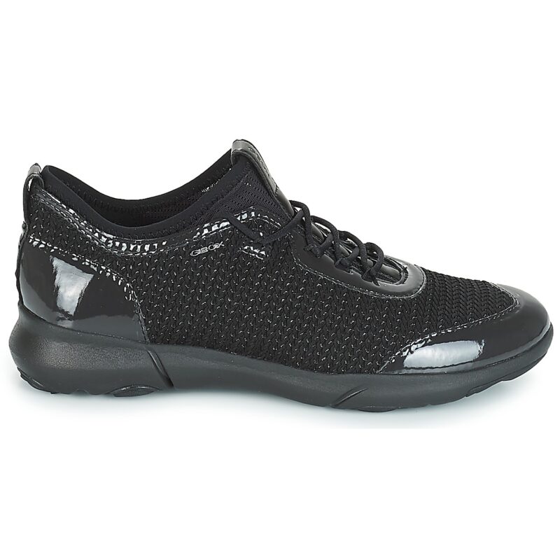 Geox D NEBULA X Schwarze Damen-Sneaker - Gr&ouml;&szlig;e 2