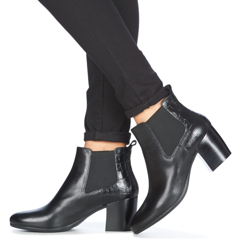 Geox D NEW LUCINDA Nero Stivaletti Donna - 8