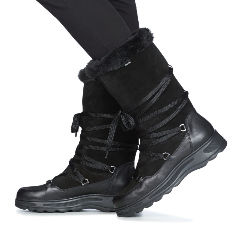 Geox D HOSMOS B ABX Nero Scarpe da neve Donna - 8