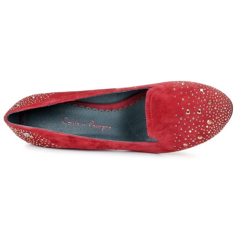 Couleur Pourpre ANICET Rosso D&eacute;collet&eacute; Donna - 6
