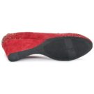 Couleur Pourpre ANICET Rosso D&eacute;collet&eacute; Donna - 7