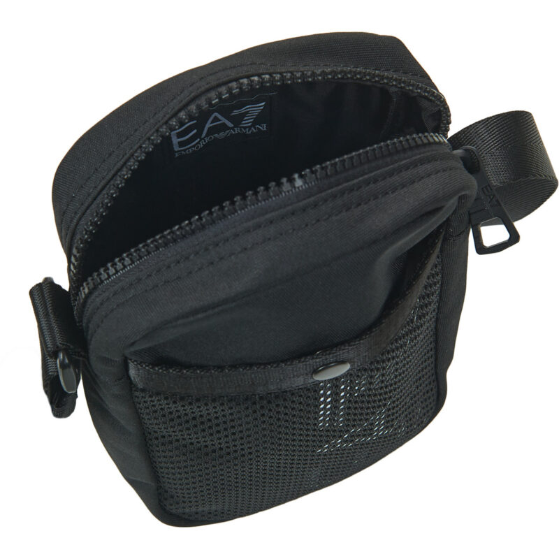 Emporio Armani EA7 TRAIN U ESSENTIAL SLING BAG Nero Borse Shopping Uomo - 5