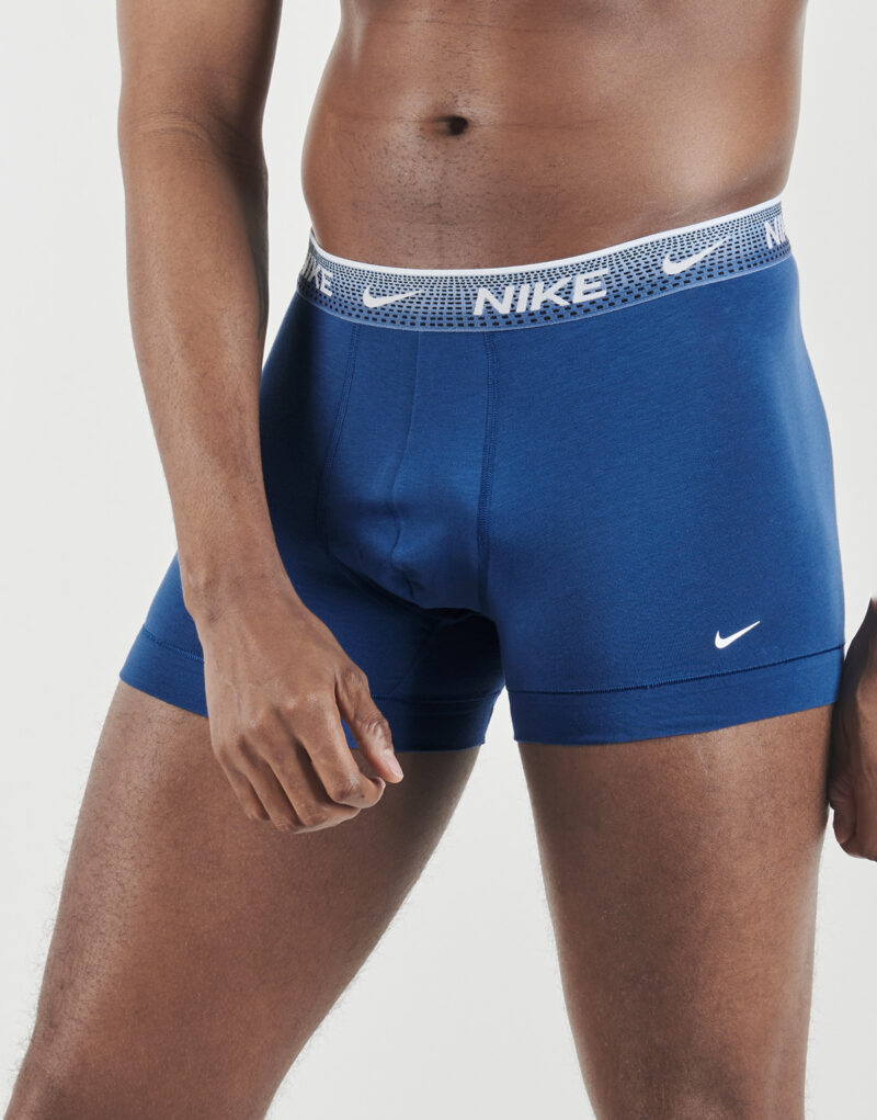 Nike Baumwoll-Boxershorts STRC X3 Blau Herren - Gr&ouml;&szlig;e 3