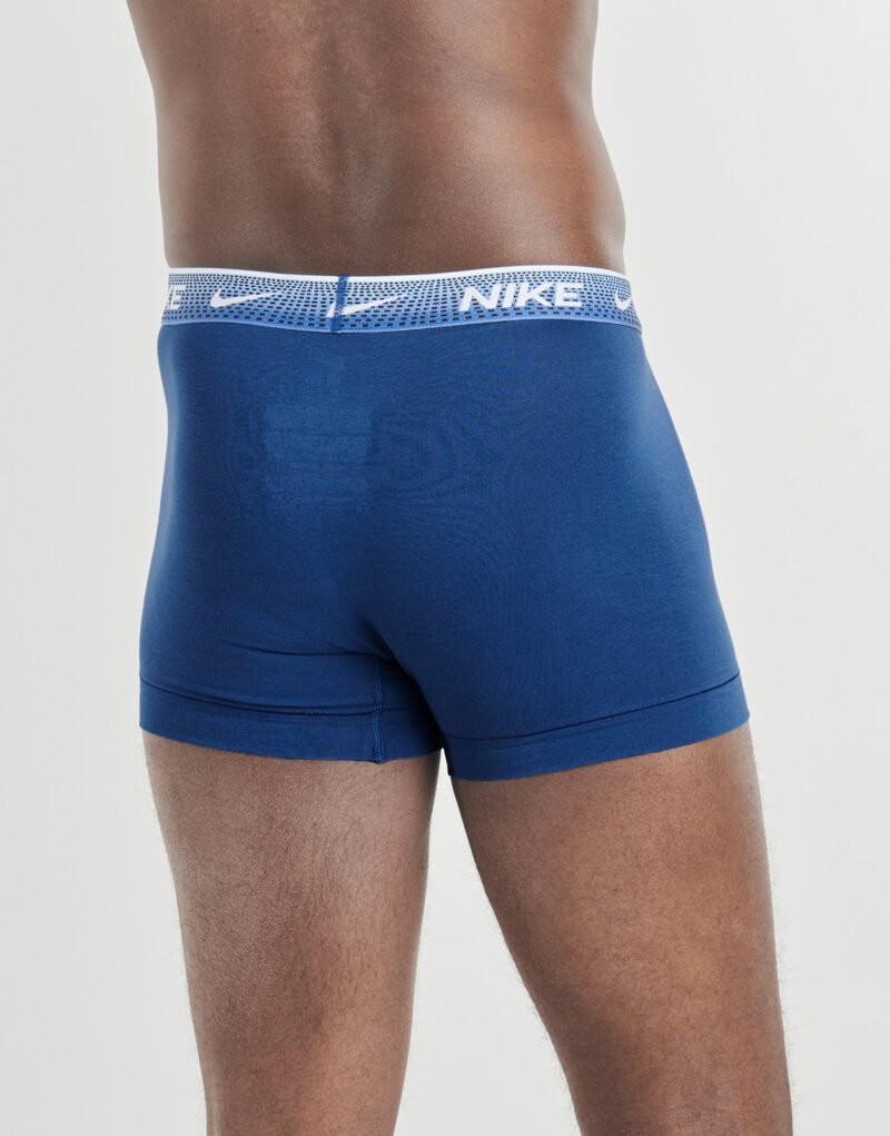Nike Baumwoll-Boxershorts STRC X3 Blau Herren - Gr&ouml;&szlig;e 4