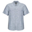 Camicia a maniche corte Deeluxe SHELBY SH M Blu Camicie a maniche corte Uomo - 1