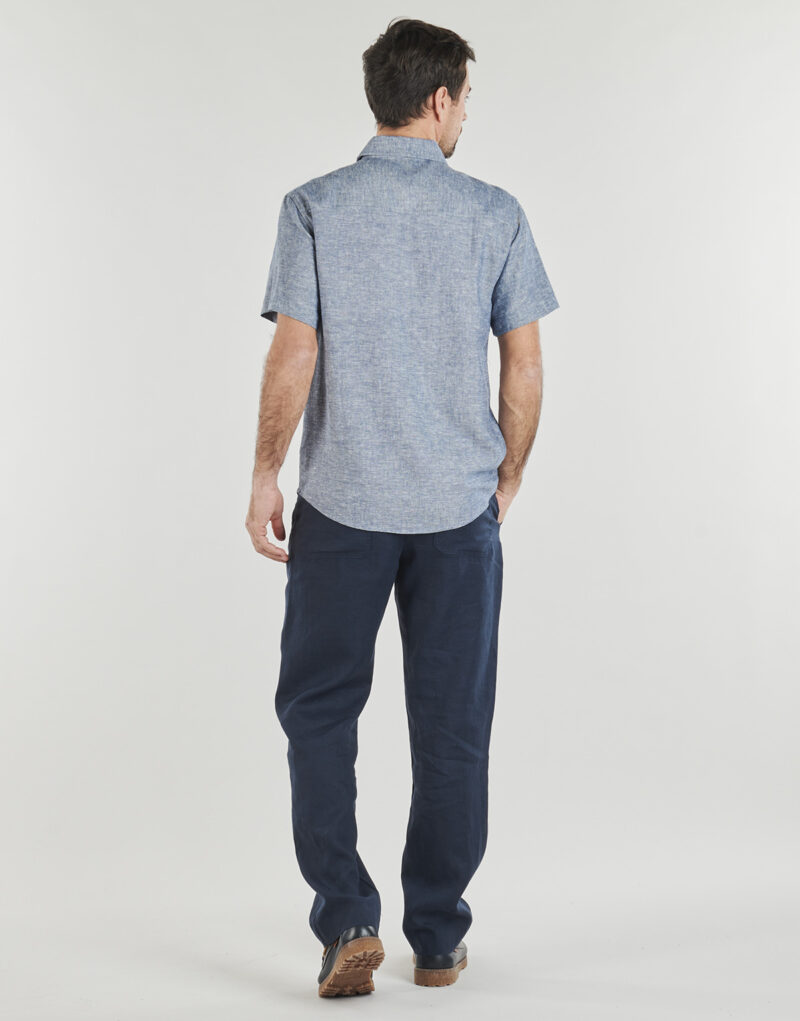 Camicia a maniche corte Deeluxe SHELBY SH M Blu Camicie a maniche corte Uomo - 4