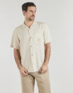 Short-sleeved shirt Deeluxe ZALTOR SH M Beige Men's Short Sleeve Shirts - 2