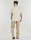 Short-sleeved shirt Deeluxe ZALTOR SH M Beige Men's Short Sleeve Shirts - 4