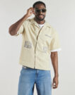Kurzarmhemd Element SEERSUCKER-STICKEREI S Beige Herren Kurzarmhemden - 2