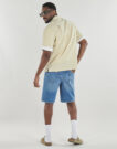 Kurzarmhemd Element SEERSUCKER-STICKEREI S Beige Herren Kurzarmhemden - 4