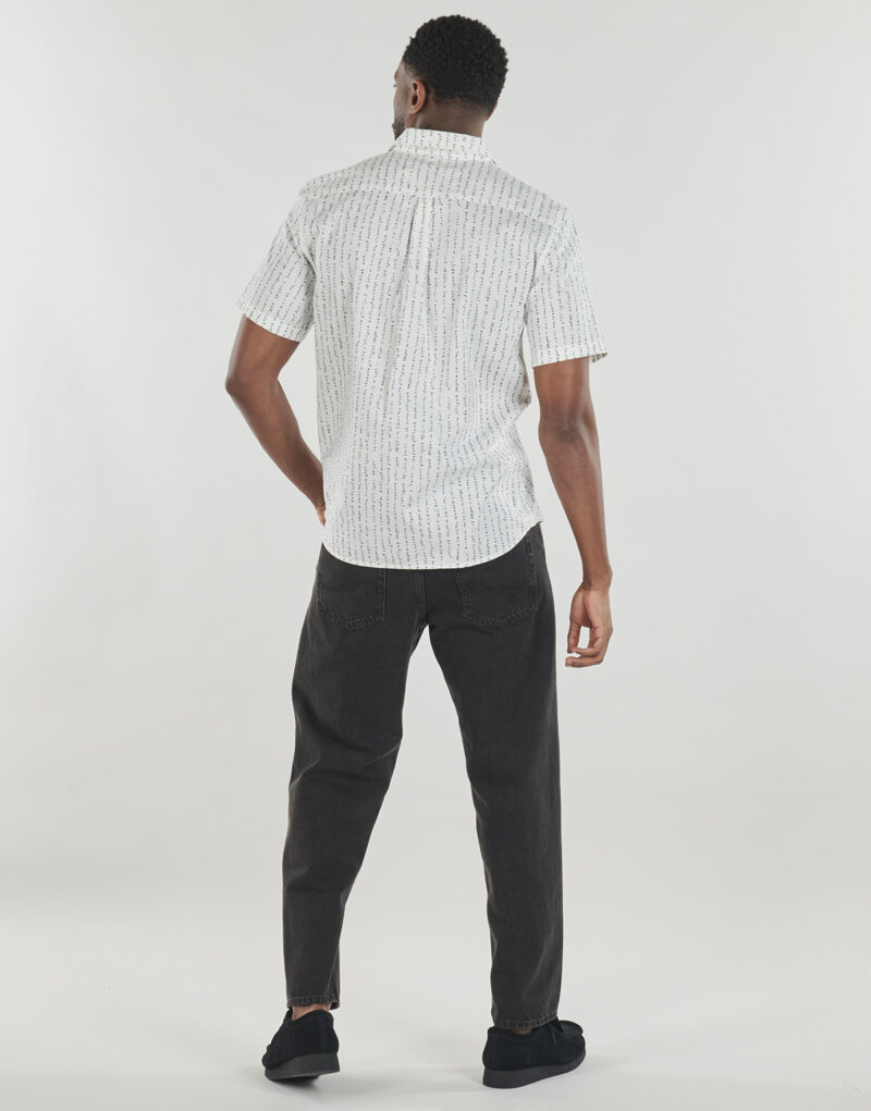 Camicia a maniche corte  Quiksilver  APERO CLASSIC SS  Bianco Camicie a maniche corte Uomo - 4