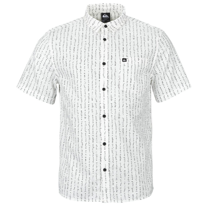 Camicia a maniche corte  Quiksilver  APERO CLASSIC SS  Bianco Camicie a maniche corte Uomo - 1