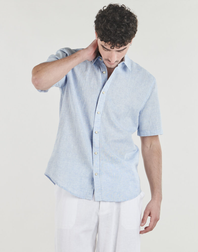 Camisa de manga corta Teddy Smith C-PIETRO MC Azul Camisas de manga corta Hombre - 2