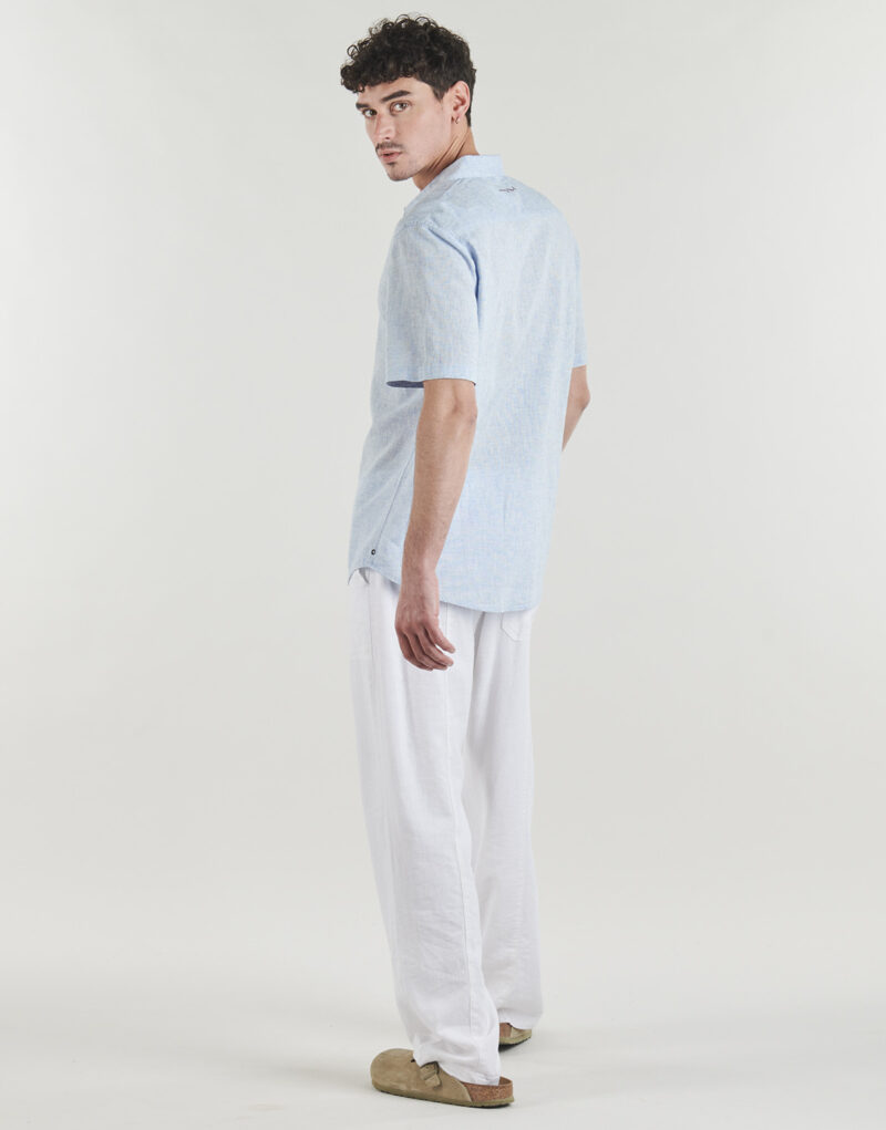 Camisa de manga corta Teddy Smith C-PIETRO MC Azul Camisas de manga corta Hombre - 4