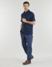 Camicia a maniche corte Tommy Jeans TJM REG SEERSUCKER SHIRT EXT Marine Camicie a maniche corte Uomo - 3