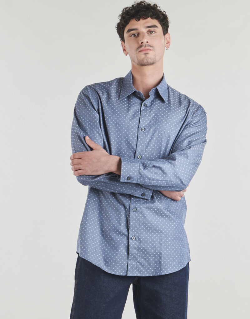 Armani Exchange Langarmhemd XM002739 Blau Langarmhemden Herren - 2