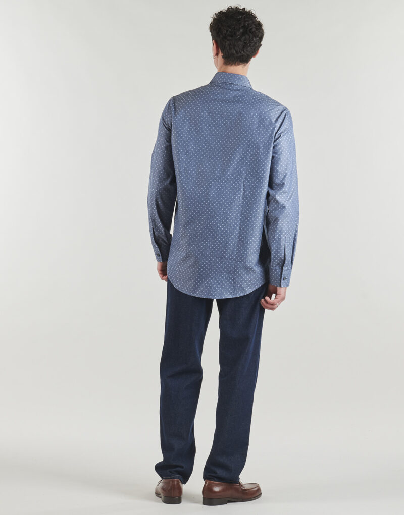 Armani Exchange Langarmhemd XM002739 Blau Langarmhemden Herren - 4