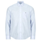 Long sleeved shirt Gant REG CLASSIC POPLIN BANKER SHIRT Blue - Men's Long Sleeve Shirts - 1