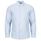 Camicia a maniche lunghe  Selected  SLHSLIMCLAY LINENBLEND  Blu -  Camicie a maniche lunghe Uomo - 1