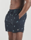 Quiksilver Stretch-Print-Volley-Shorts, 16 Marine Beach Shorts / Bermuda-Shorts f&uuml;r Herren - 3