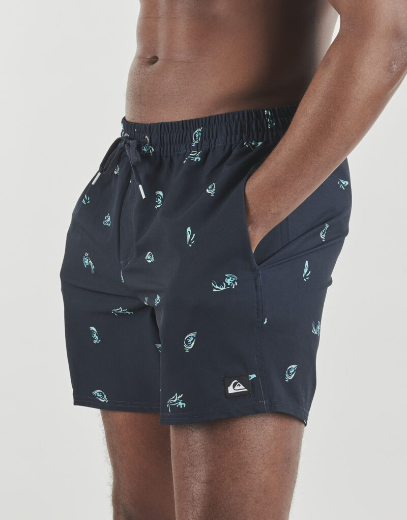 Quiksilver Stretch-Print-Volley-Shorts, 16 Marine Beach Shorts / Bermuda-Shorts f&uuml;r Herren - 3