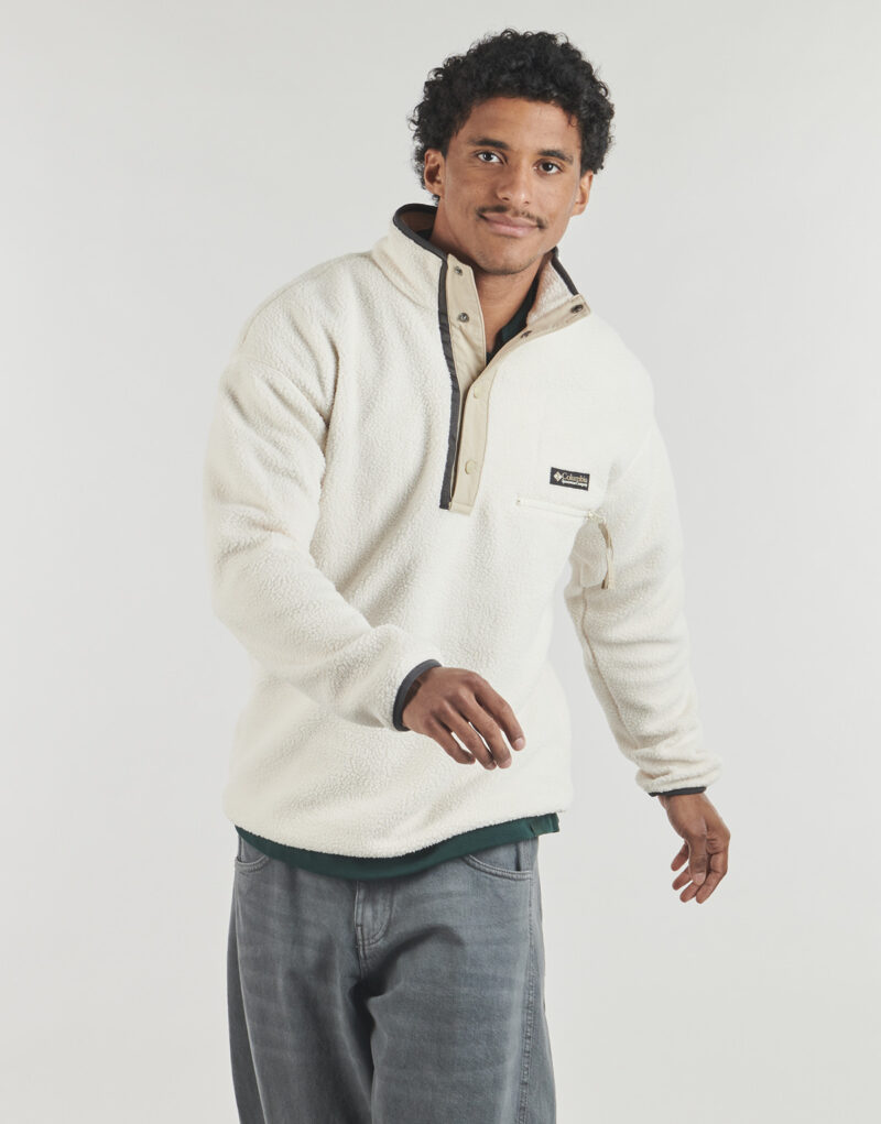 Felpa Columbia HELVETIA II HALF SNAP FLEECE Beige Felpe Uomo - 2
