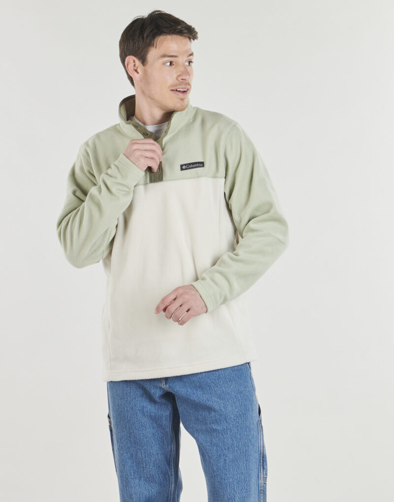 Felpa Columbia STEENS MOUNTAIN HALF SNAP II Beige Felpe Uomo - 2