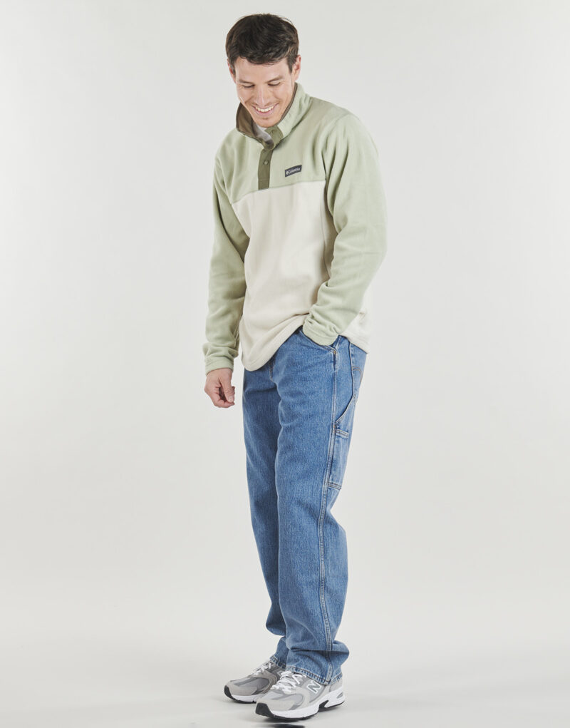 Felpa Columbia STEENS MOUNTAIN HALF SNAP II Beige Felpe Uomo - 3