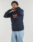 Felpe mit Cappuccio Helly Hansen LOGO HOODIE Marine Herren-Hoodies - 2