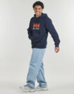 Felpe mit Cappuccio Helly Hansen LOGO HOODIE Marine Herren-Hoodies - 3