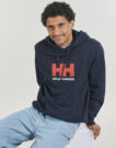 Felpe mit Cappuccio Helly Hansen LOGO HOODIE Marine Herren-Hoodies - 5