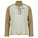 Sudadera Patagonia M'S BETTER SWEATER 1/4 ZIP Beige - Sudaderas Hombre - 1