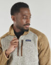 Sudadera Patagonia M'S BETTER SWEATER 1/4 ZIP Beige - Sudaderas Hombre - 5
