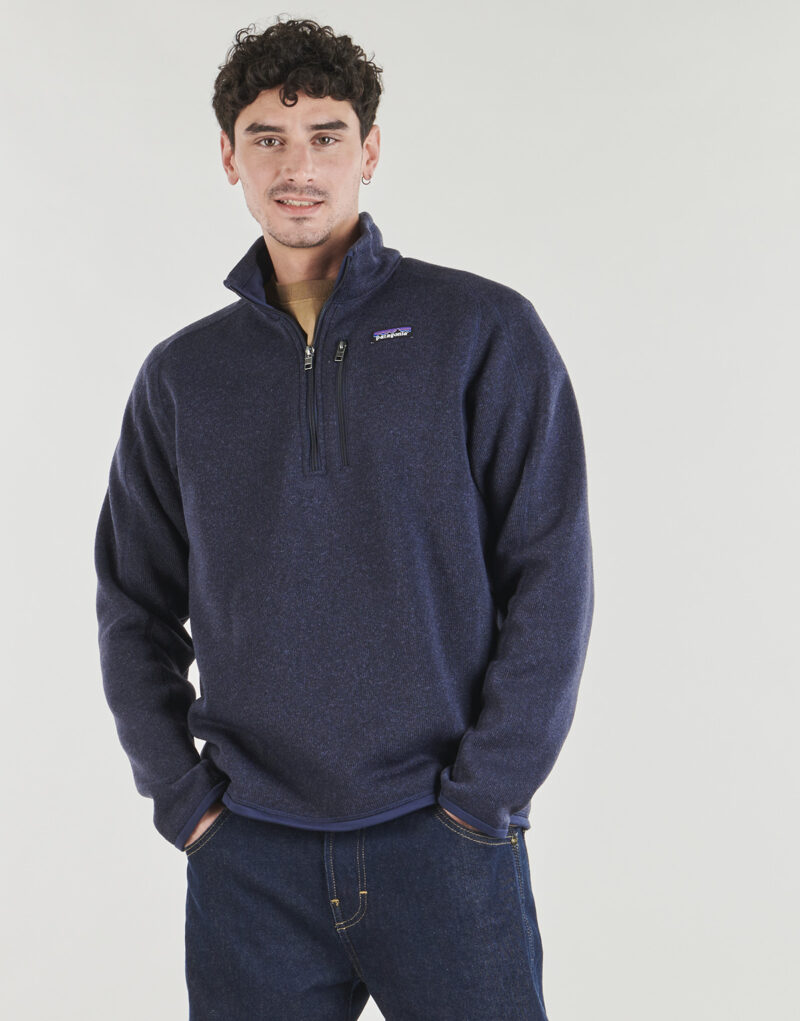 Felpa Patagonia M'S BETTER SWEATER 1/4 ZIP Marine - Felpe Uomo - 2