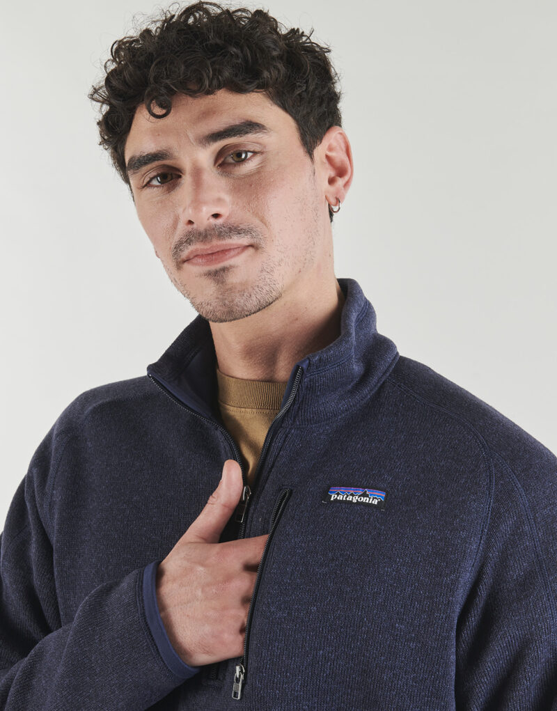 Felpa Patagonia M'S BETTER SWEATER 1/4 ZIP Marine - Felpe Uomo - 5