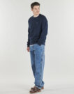 Felpe Timberland EXETER RIVER LOOPBACK CREW NECK SWEATSHIRT Marine - Felpe Abbigliamento Uomo - 3